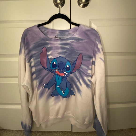 Disney Sweaters Disney Lilo And Stitch Tie Dye Crewneck Sweatshirt